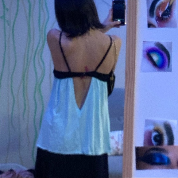 BETSEY JOHNSON MINT GREEN LACY LINGERIE TOP - Picture 3 of 4